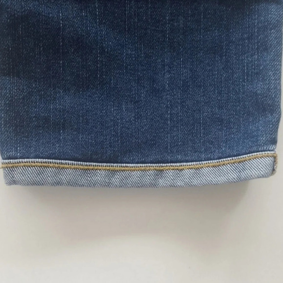 Tommy Hilfiger Hipster Cuffed Leg Capri Cropped Jeans - Picture 2 of 7